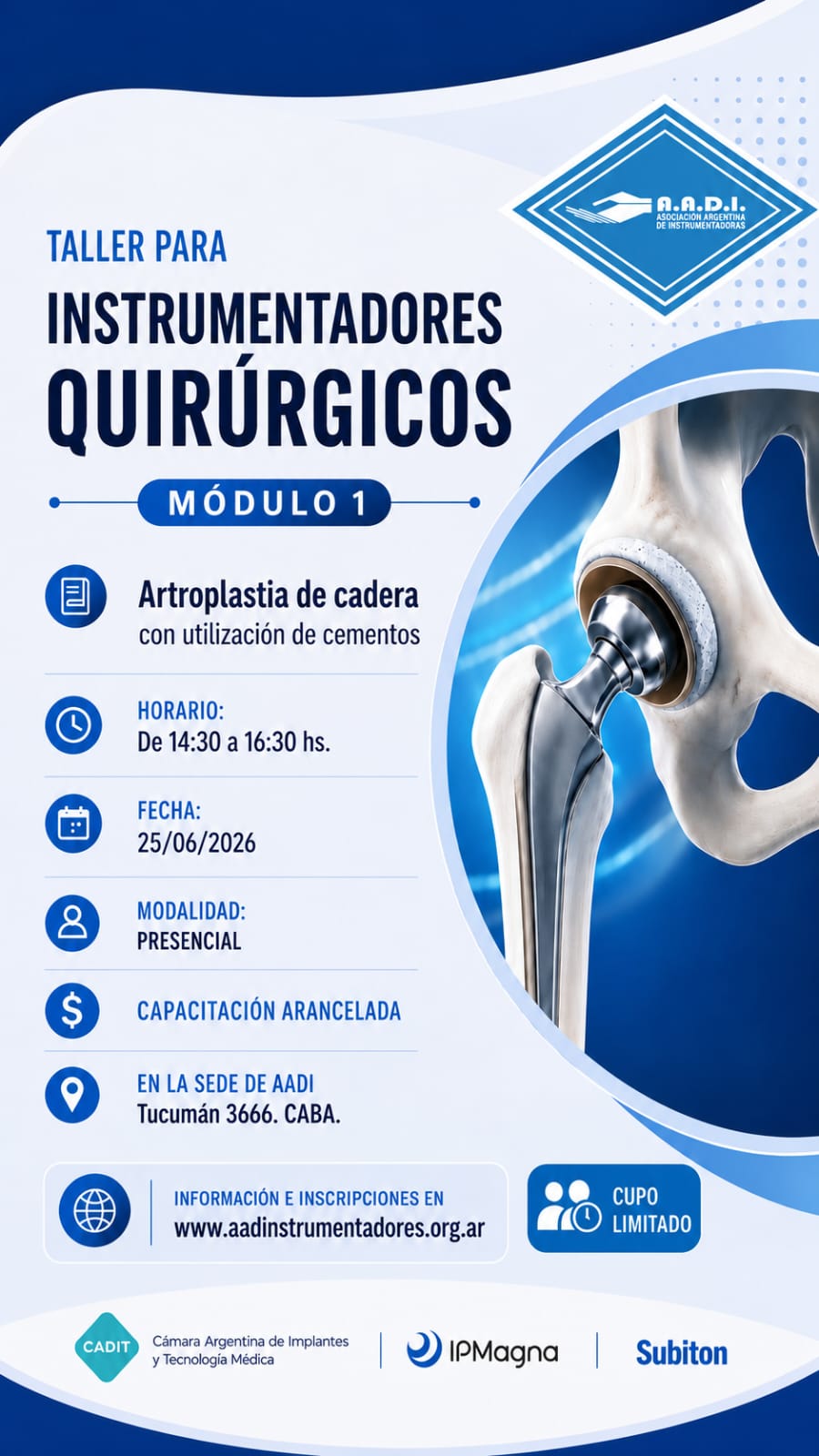 Taller para Instrumentadores Quirúrgicos